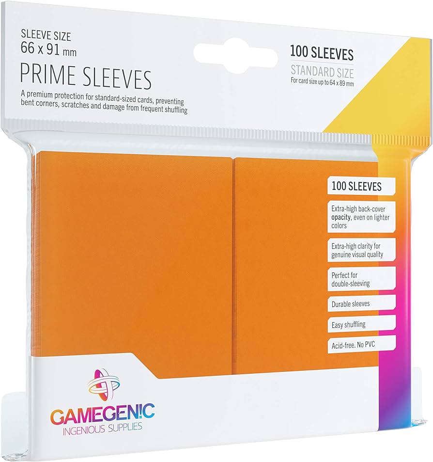 Matte Prime Orange Sleeves