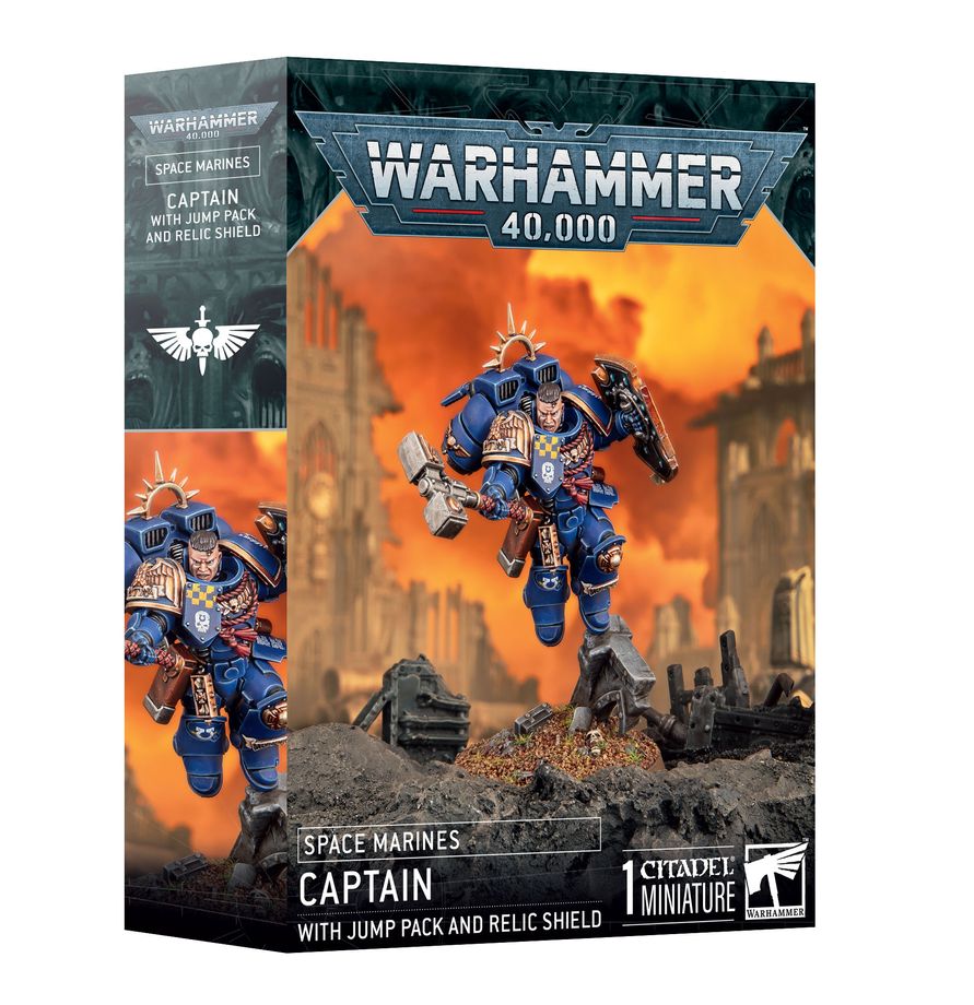 S/M Captain W/Jump Pack & Relic Shield