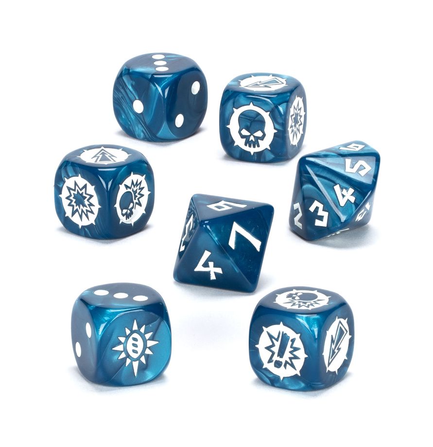 Blood Bowl High Elf Team Dice Set