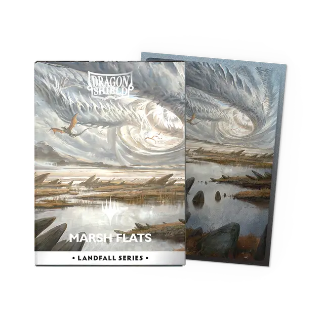 Dragon Shield Dual Matte MTG Landfall Series - Marsh Flats (100ct)
