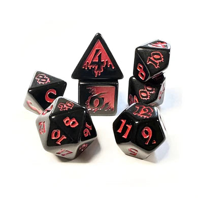 Blood Drenched RPG Dice Set (BOW)