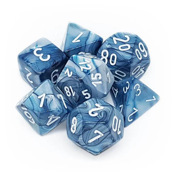 SLATE / WHITE 7 DIE SET LUSTROUS
