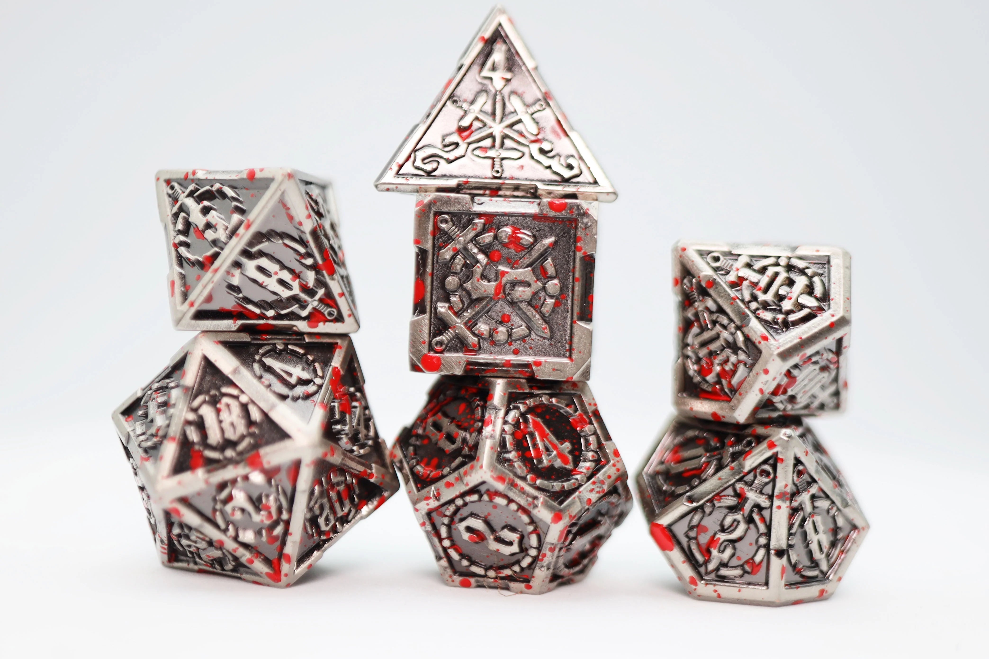 Crossed Swords: Vampiric Sword Metal RPG Dice Set