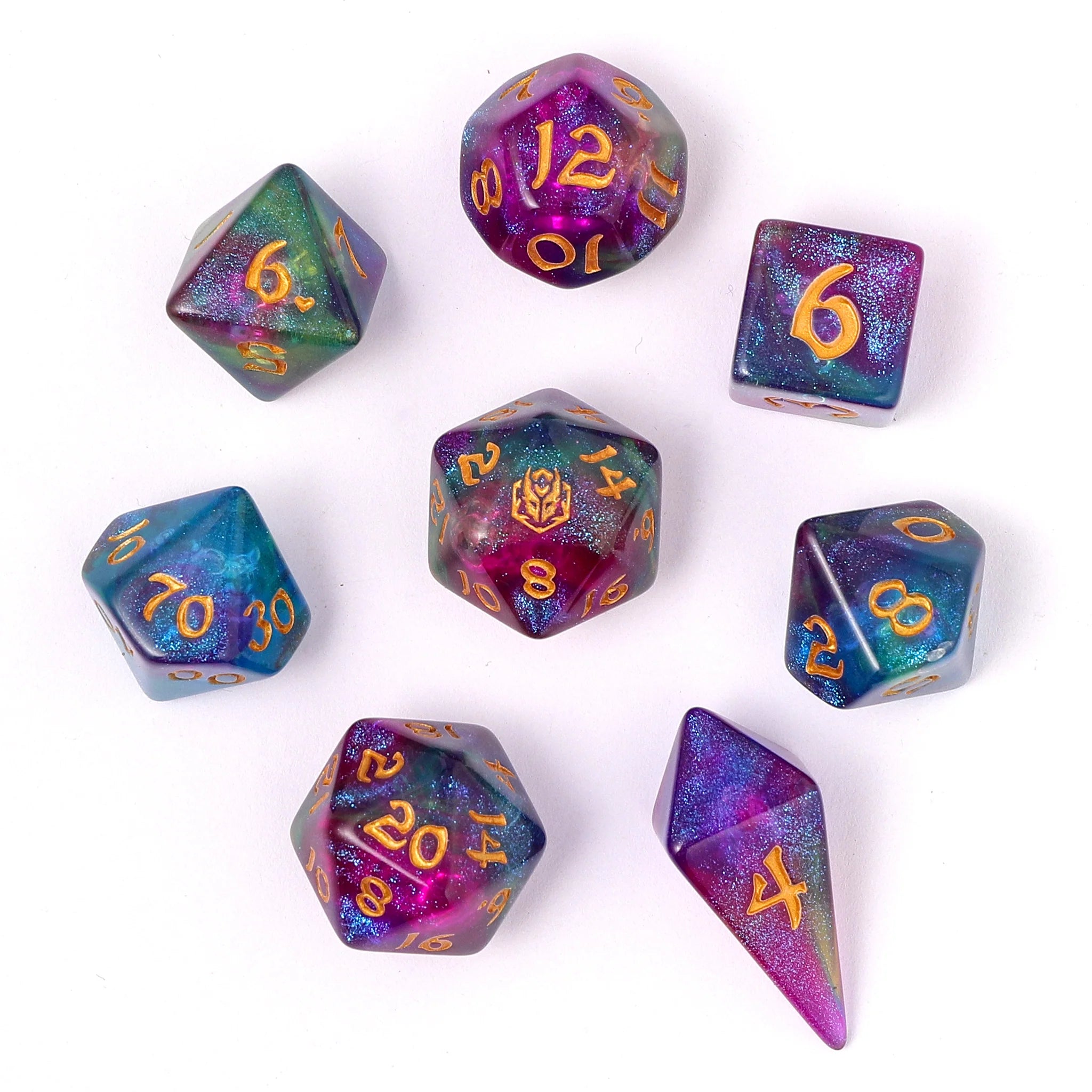 Wyrmforged RPG Dice Set – Siren’s Melody