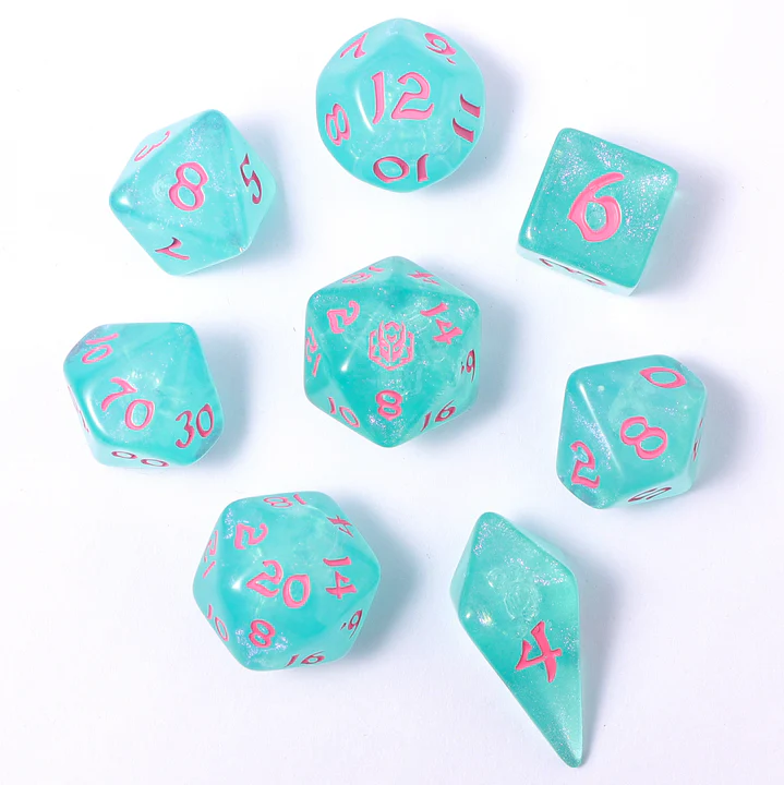 Wyrmforged RPG Dice Set (8) – Love Potion
