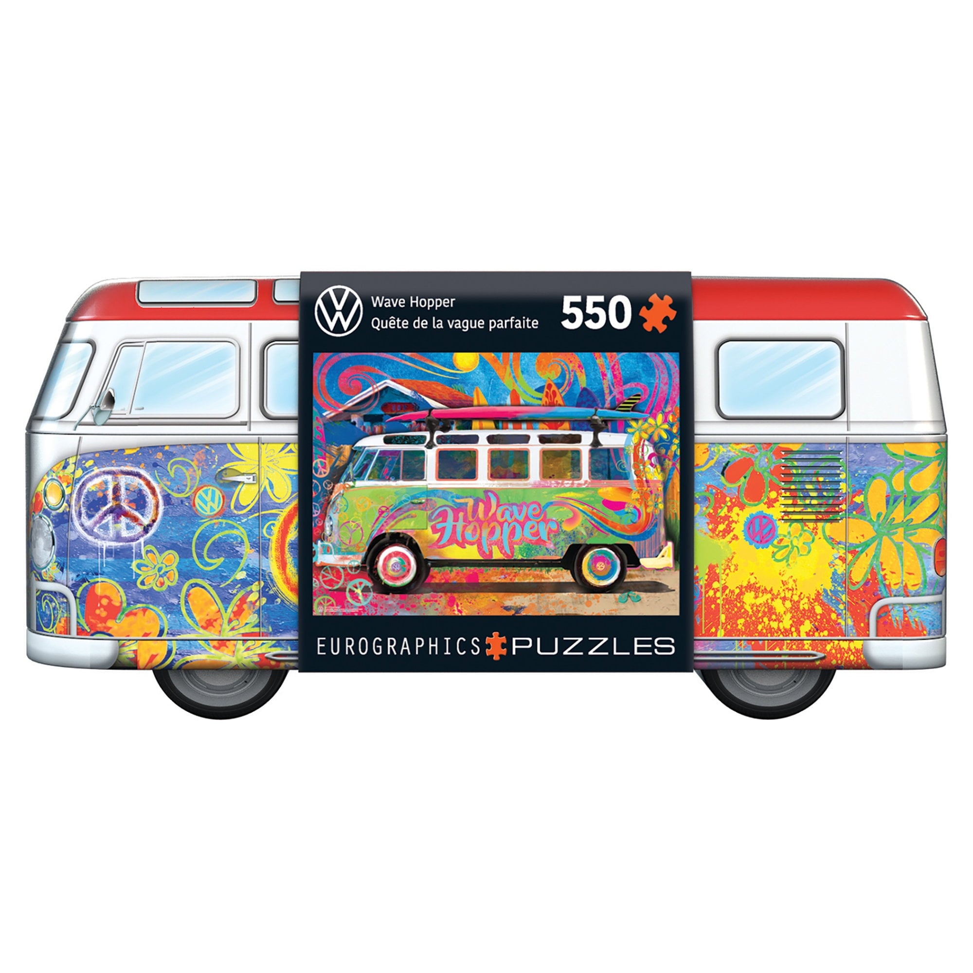 VW Bus Tin Wave Hopper