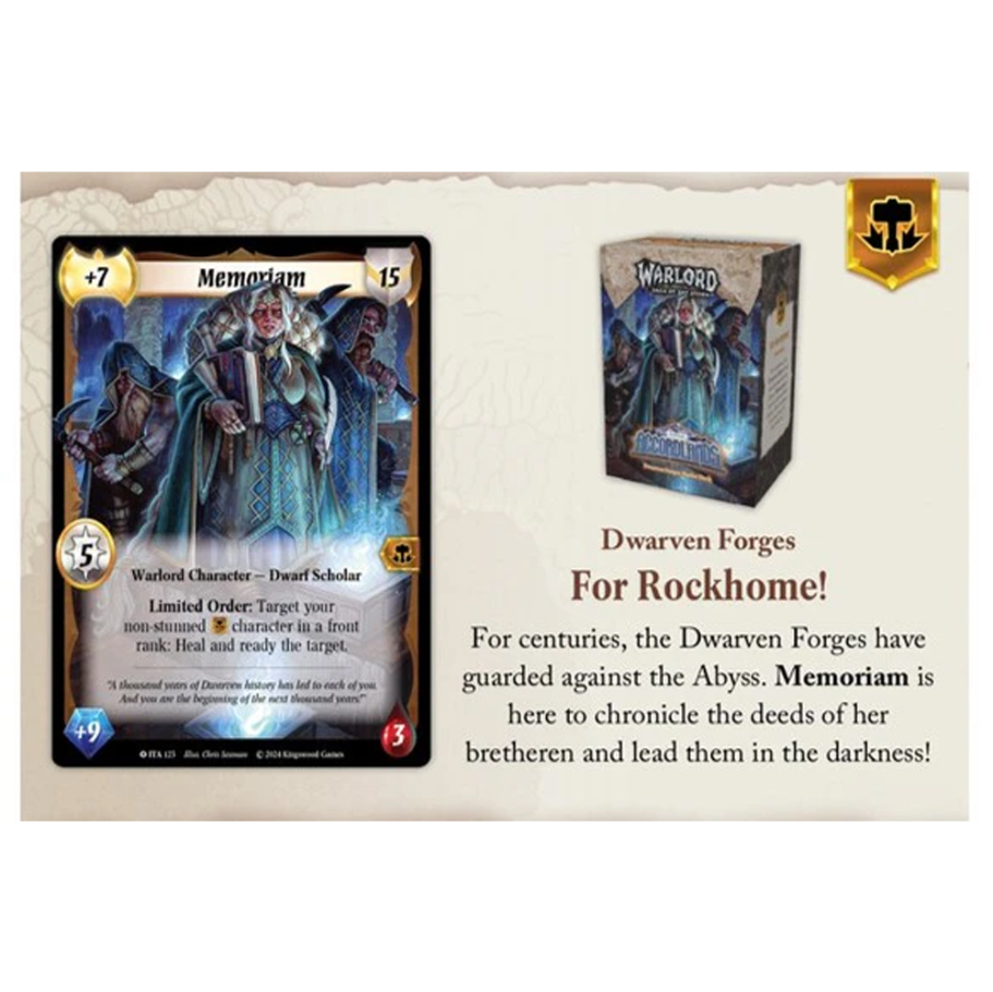 Warlord CCG: Dwarven Forges Starter Deck