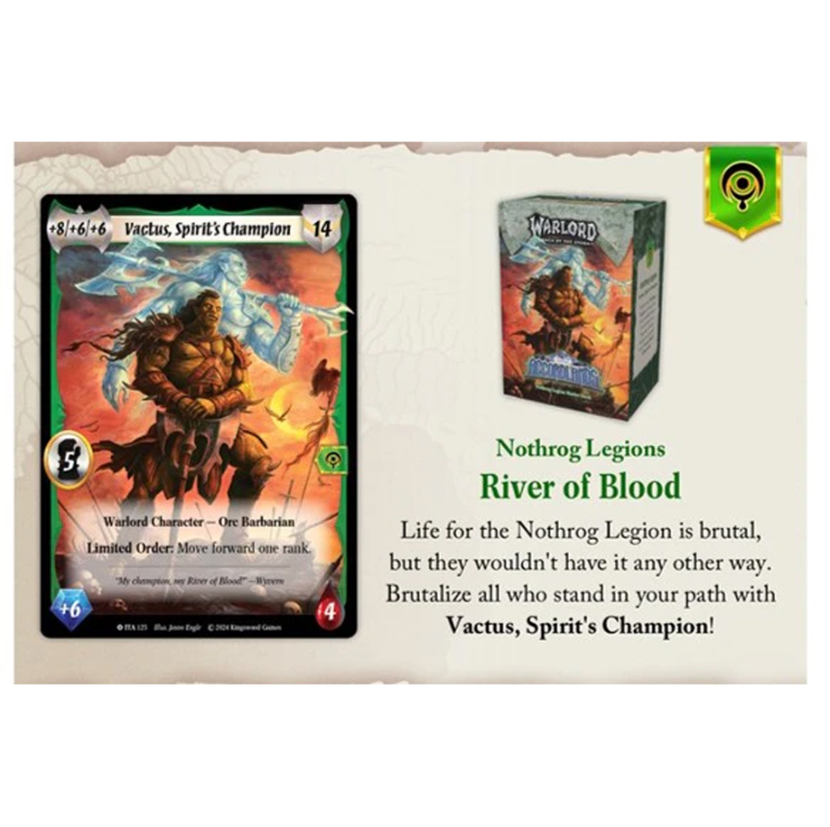 Warlord CCG: River of Blood Starter Deck