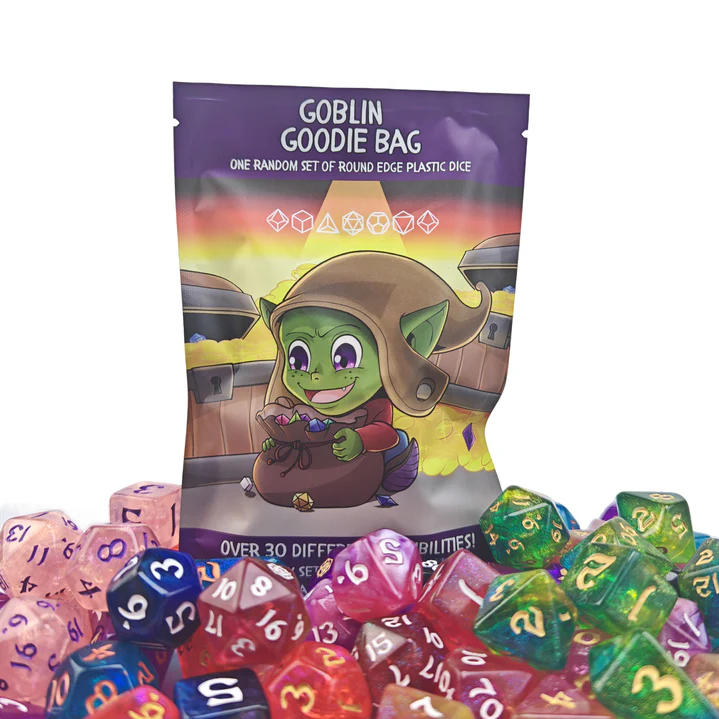 Goblin Goodie Bag (Random Set of Wymrforged RPG Dice)