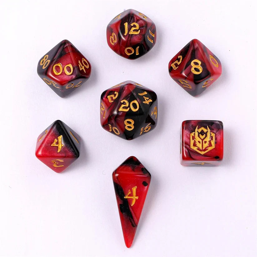Mini RPG Dice Set - Blood Pact