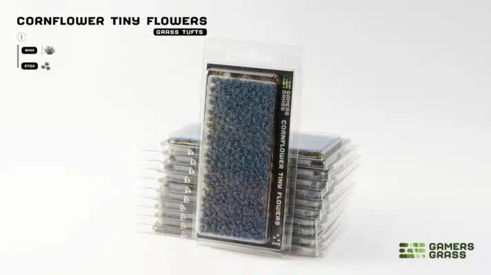 Gamers Grass Tufts: Flowers - Cornflower Tiny Flowers