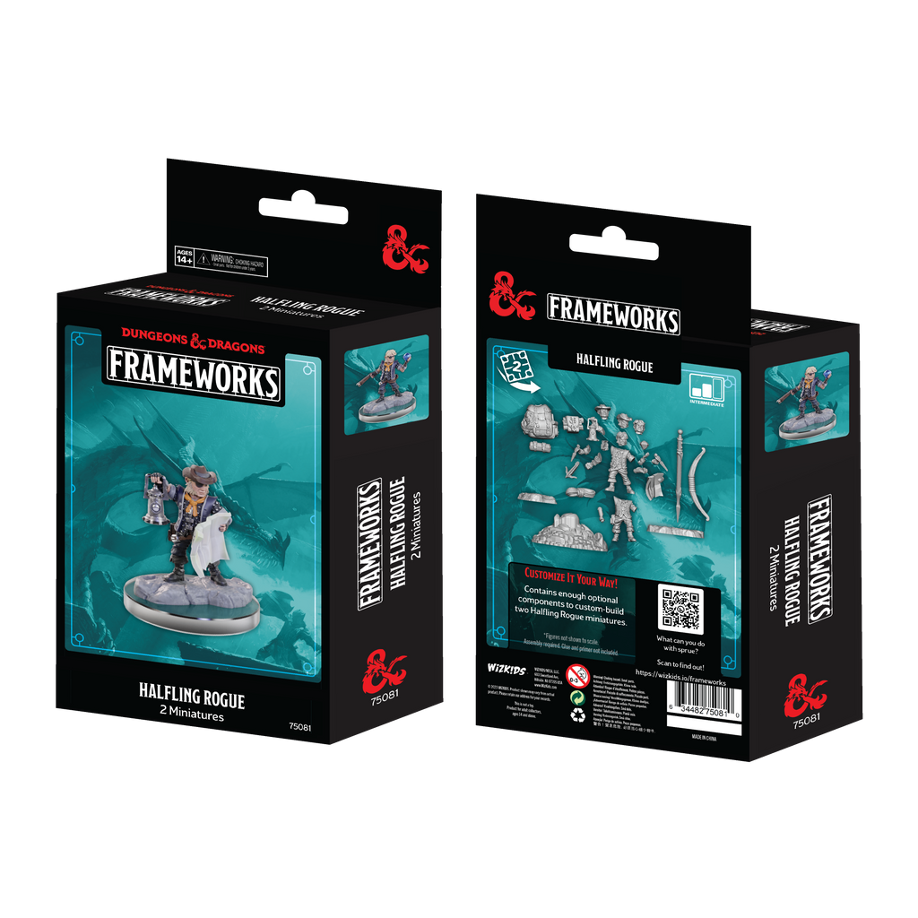 D&D Frameworks Male Halfling Rogue