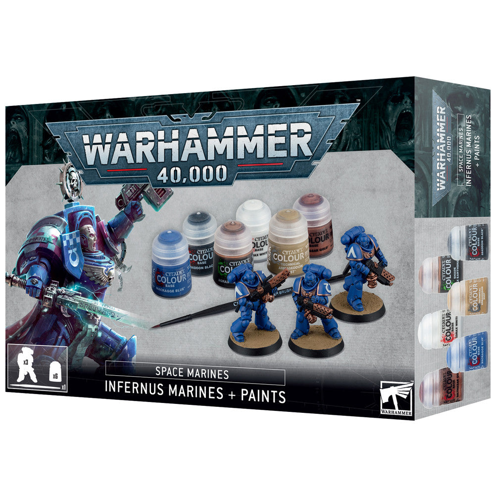 40K: Infernus Space Marines and Paint Set (2023)