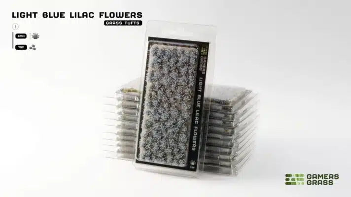 Gamers Grass Light Blue Lilac Flowers