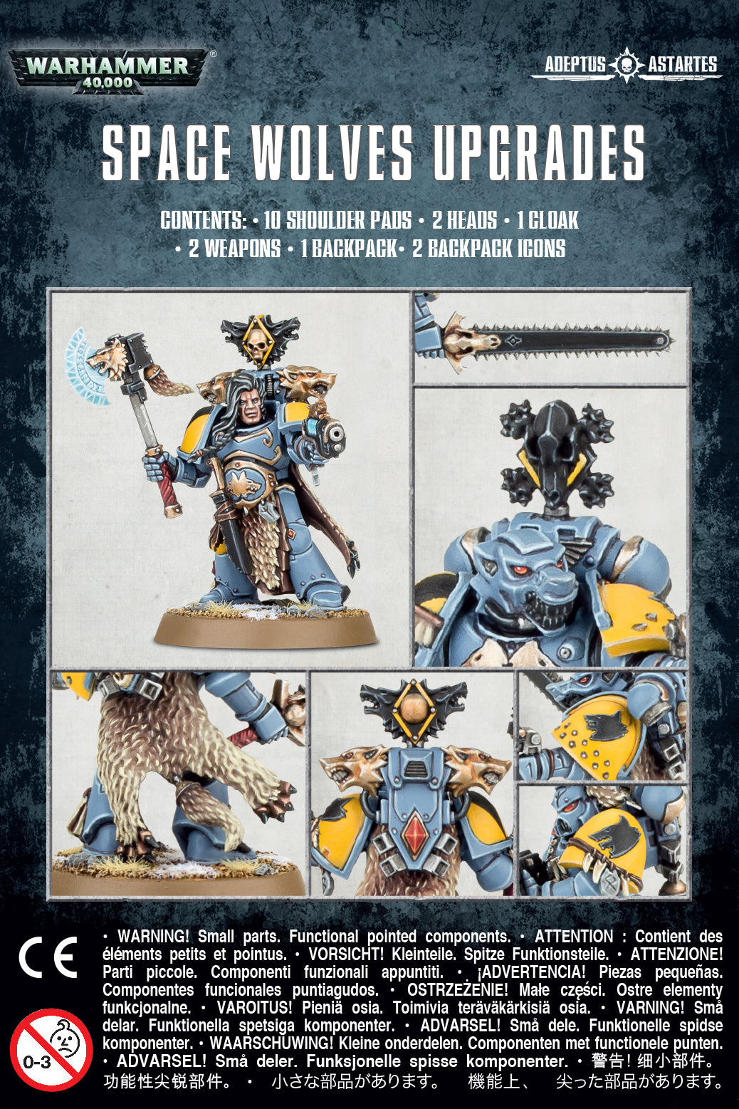 40K: SM Primaris Space Wolves Upgrades