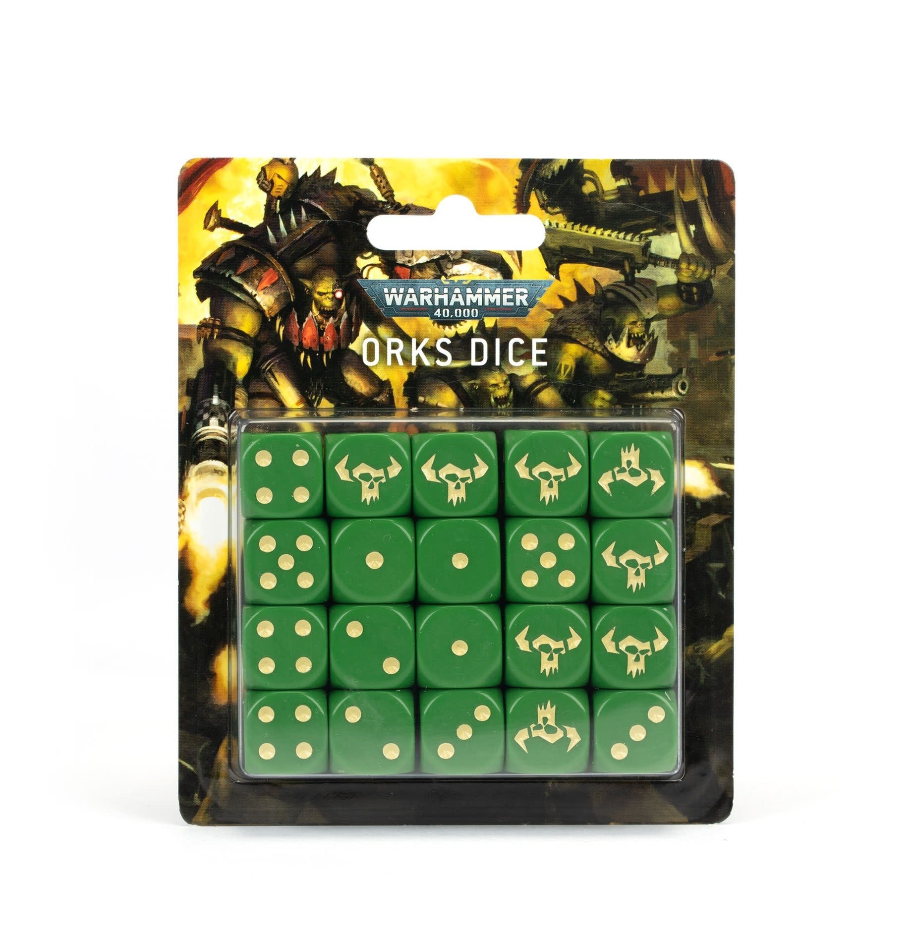 Warhammer 40000 Orks Dice
