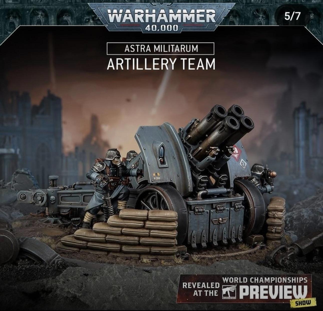 Astra Militarum Krieg Artillery Team