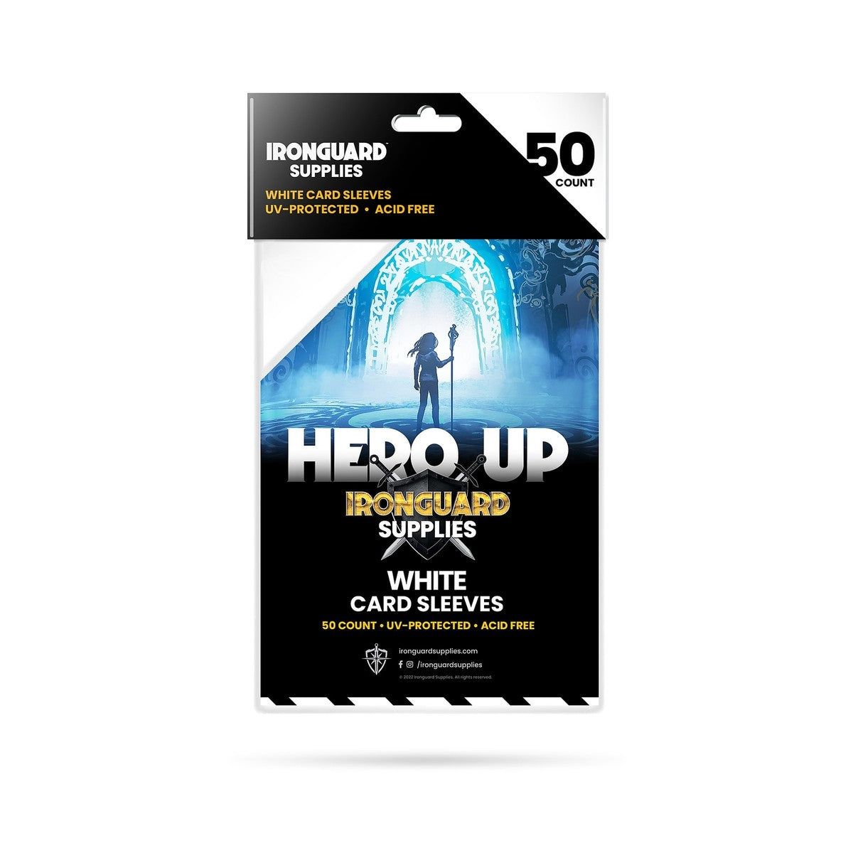 Ironguard Card Sleeves: Matte White (50)