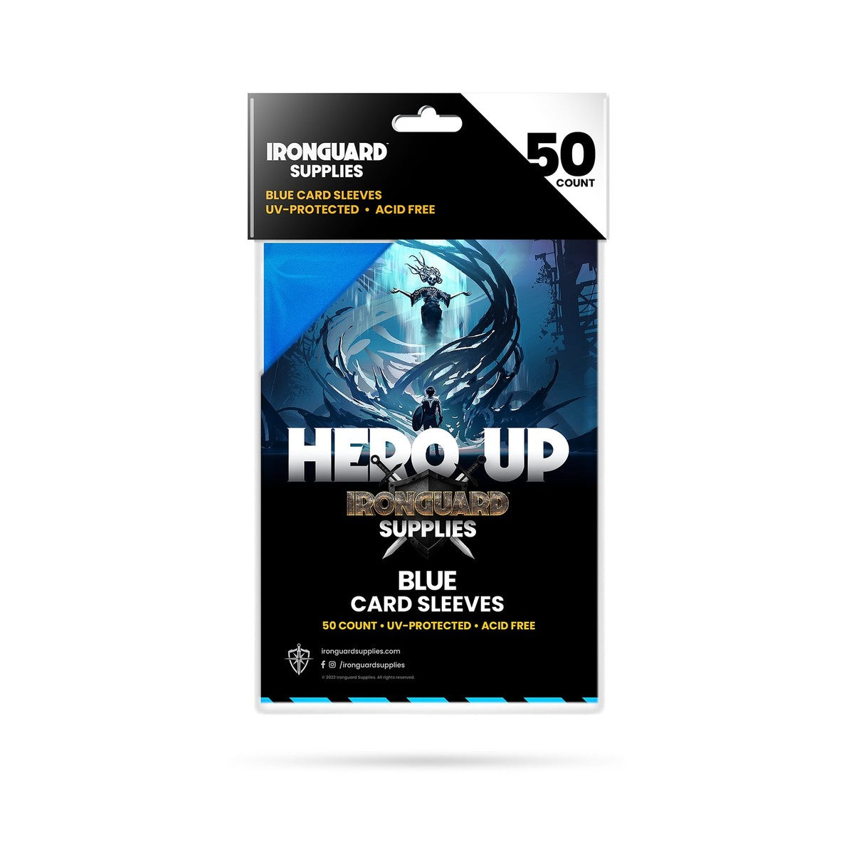 Ironguard Card Sleeves: Matte Blue (50)