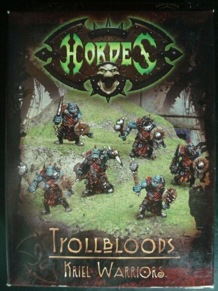 Hordes Trollbloods Kriel Warriors (OOP, Metal)