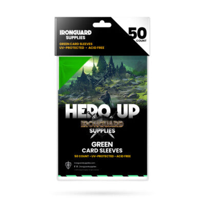 Ironguard Card Sleeves: Matte Green (50)