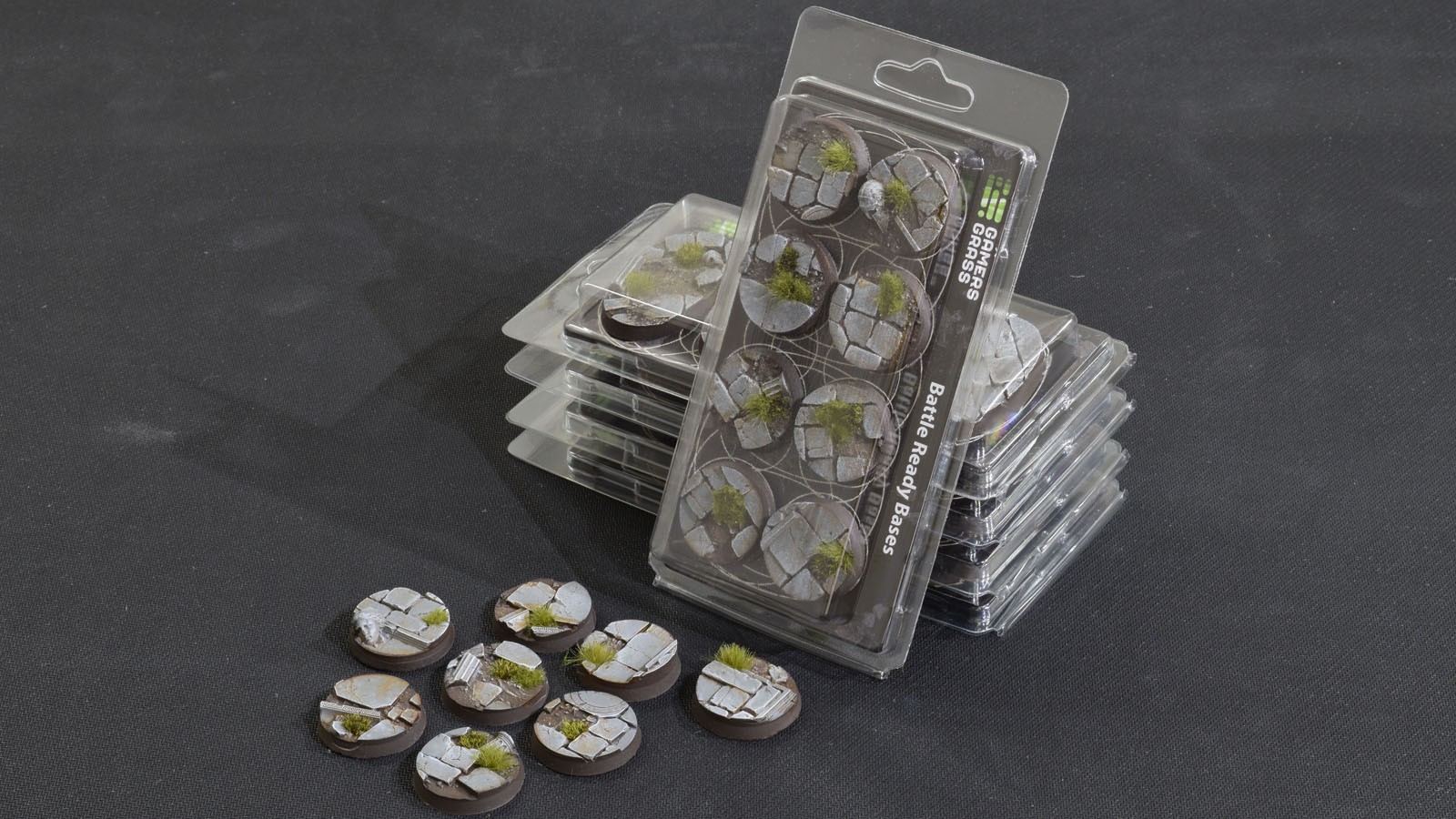 Gamer's Grass Temple Bases Round 32mm