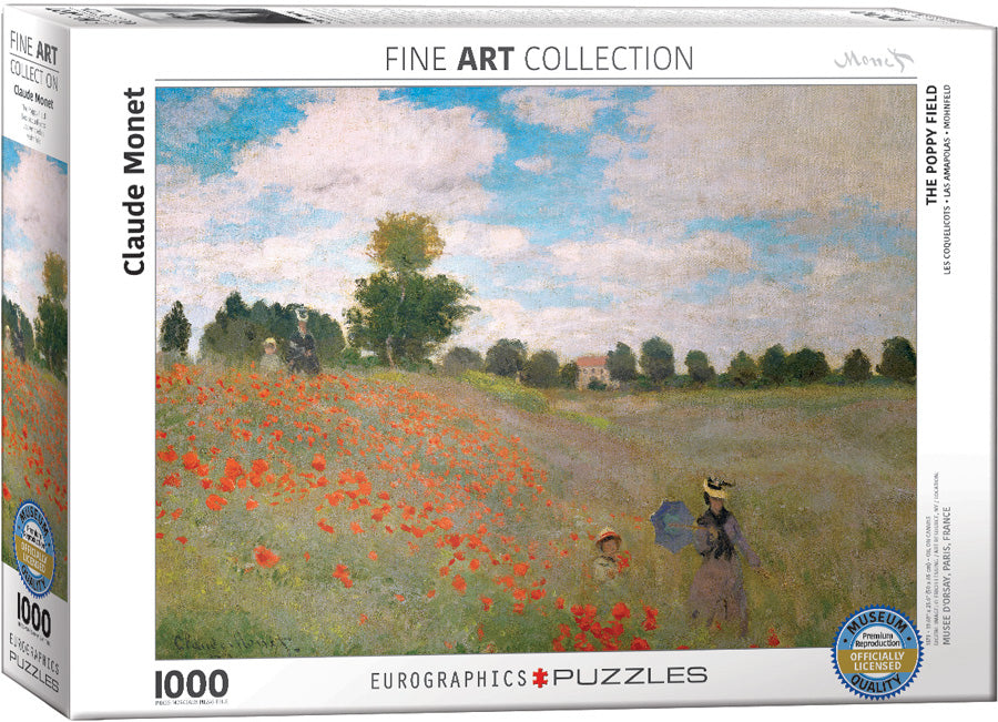 Poppy Field by Monet