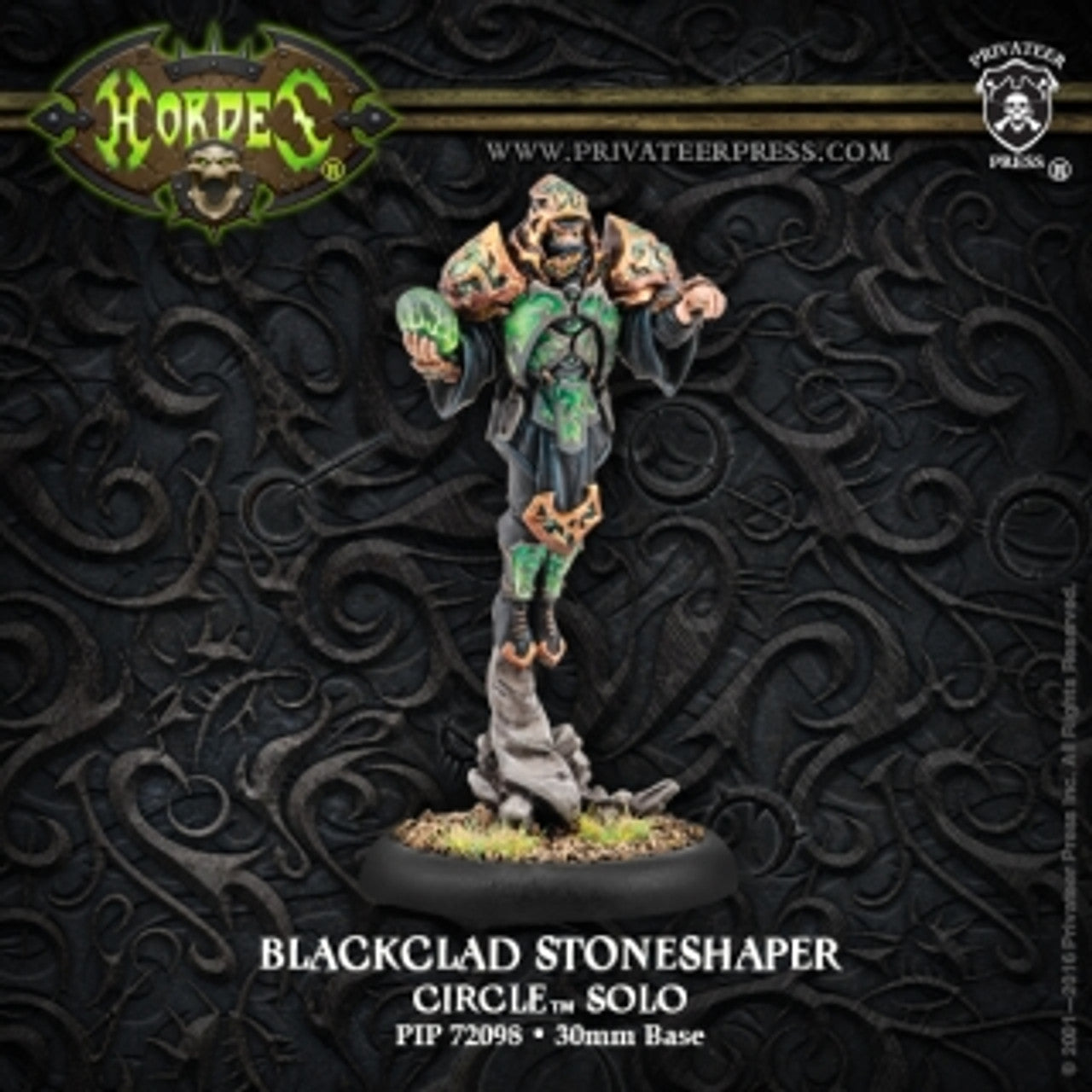 Hordes Circle Orboros: Blackclad Stoneshaper (Solo)