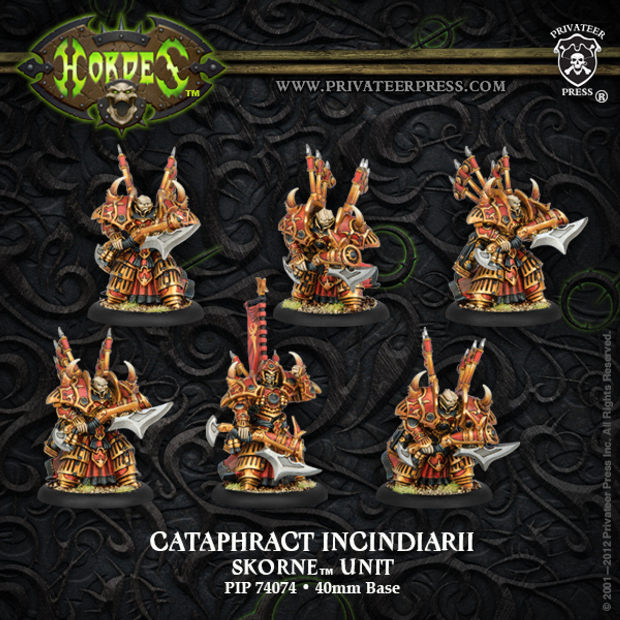 Hordes Skorne: Cataphract Incindiarii (Unit)