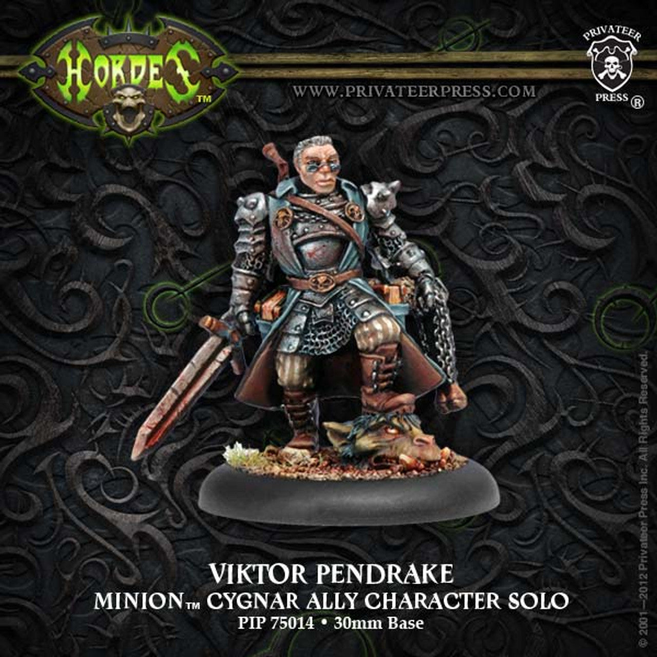 Hordes Minions: Viktor Pendrake (Cygnar Ally Character Solo)