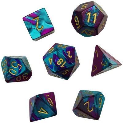 Gemini Mini Poly: Purple/Teal/Gold