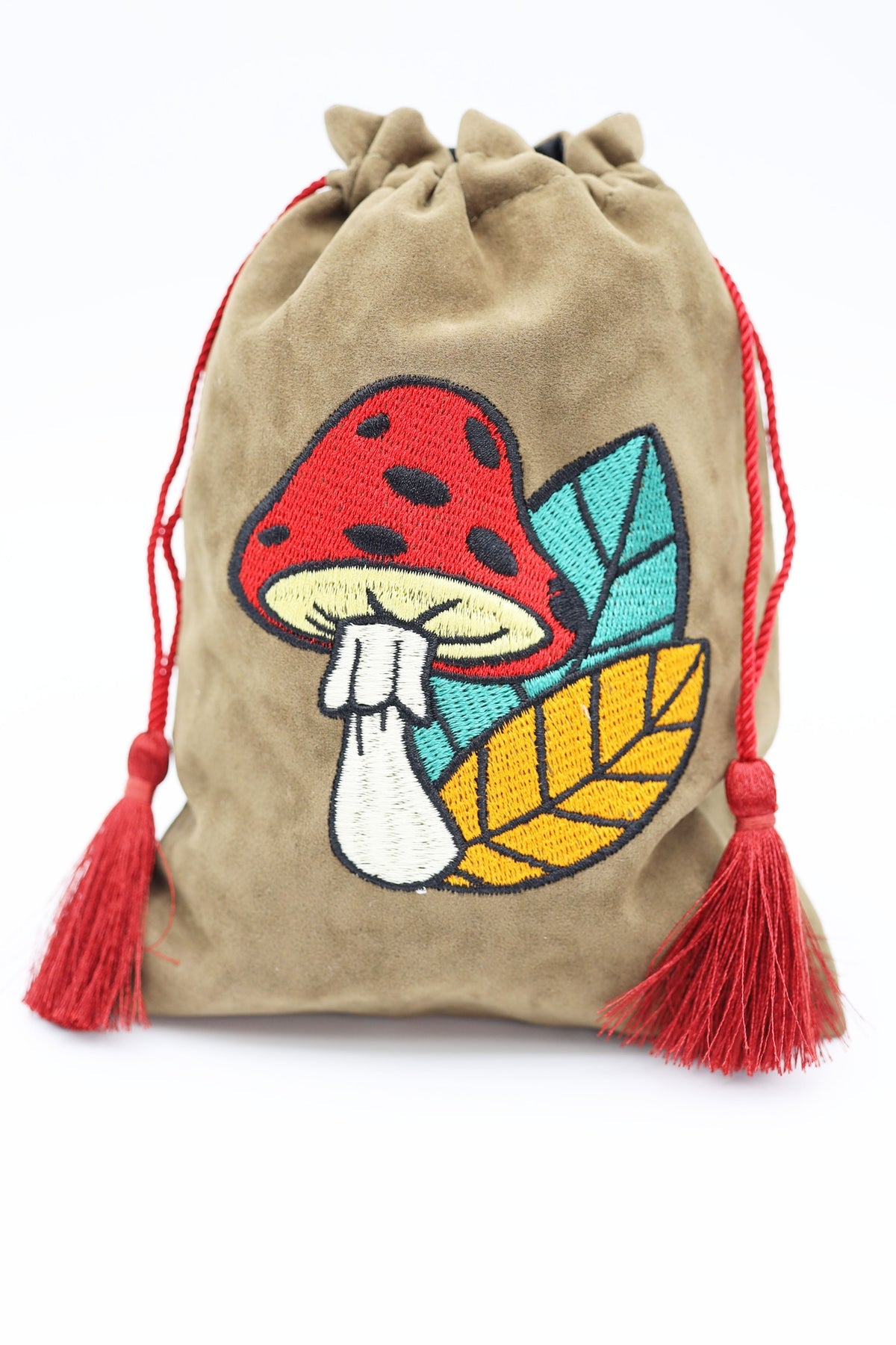 Mushroom & Leaf Dice Bag