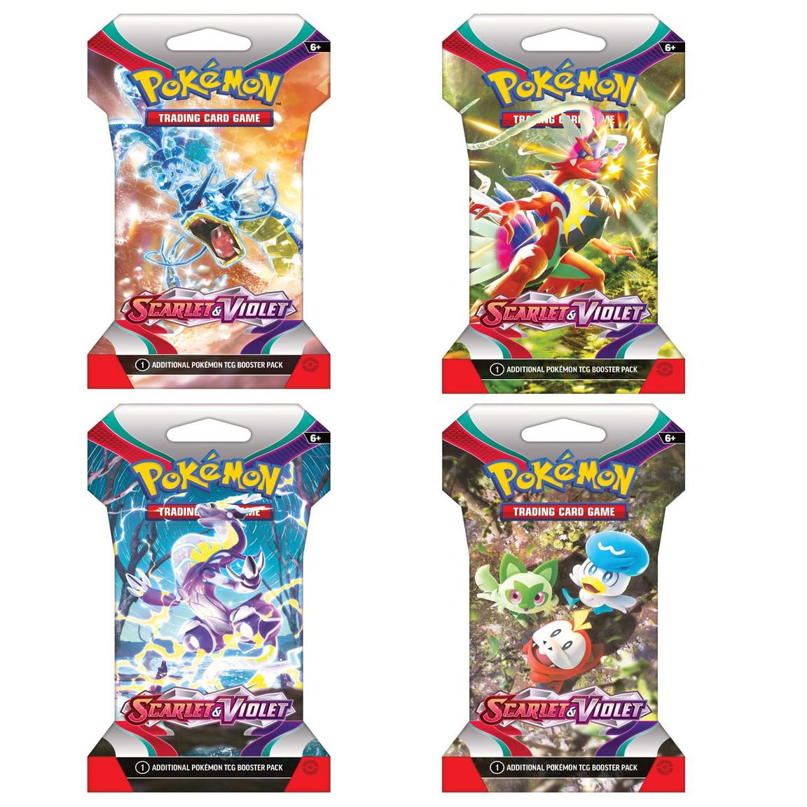 Pokemon Scarlet & Violet Sleeved Single Packs