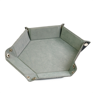 Silver Hex Snap Dice Tray