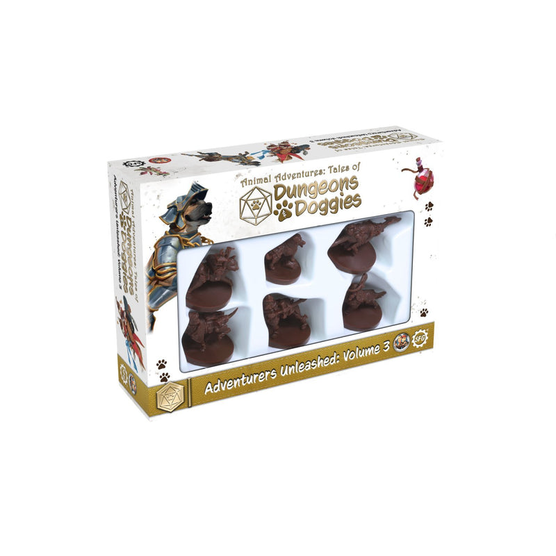 Animal Adventures RPG Doggies Miniatures Vol 3