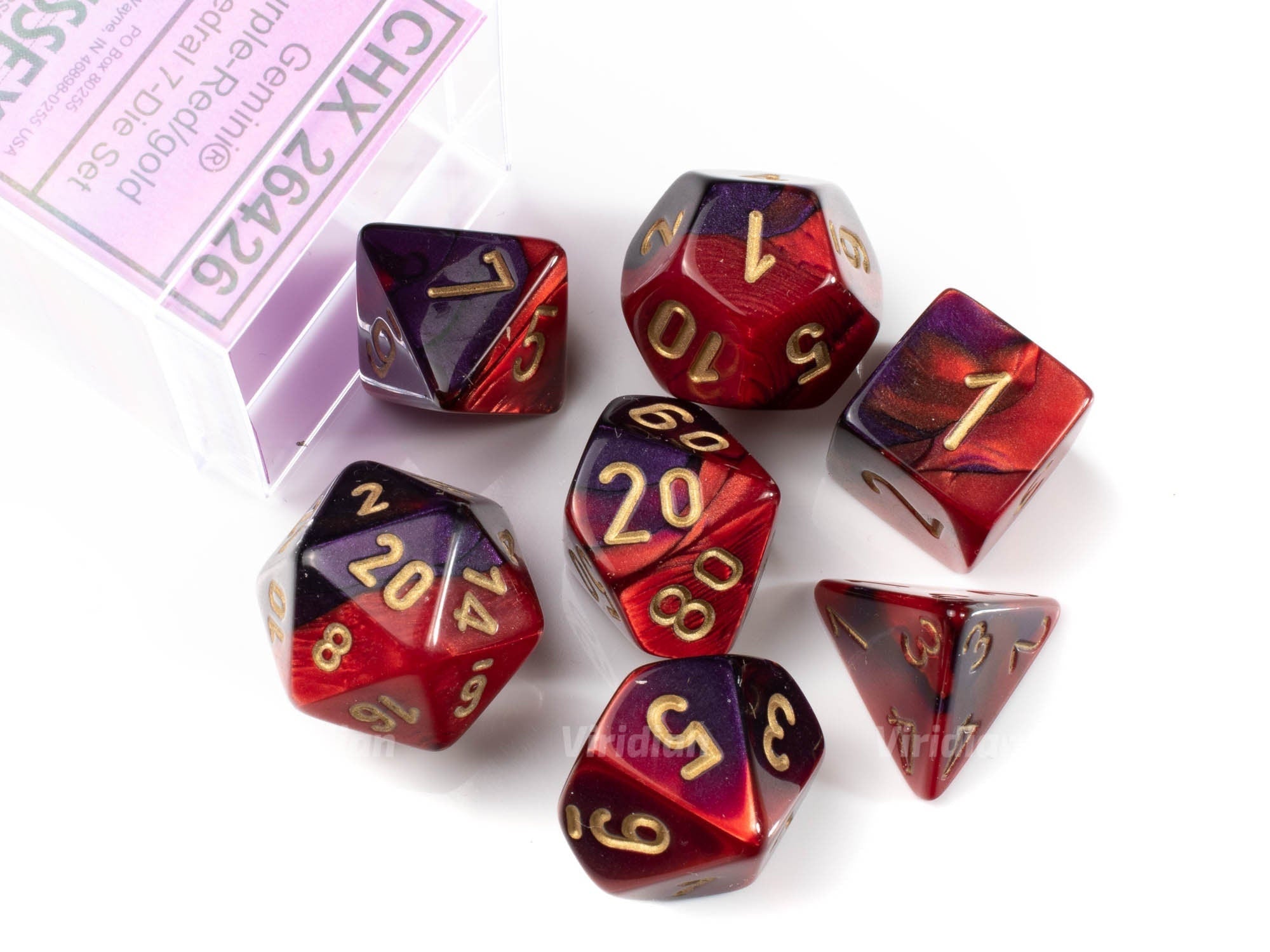 Gemini Mini Poly: Purple/Red/Gold