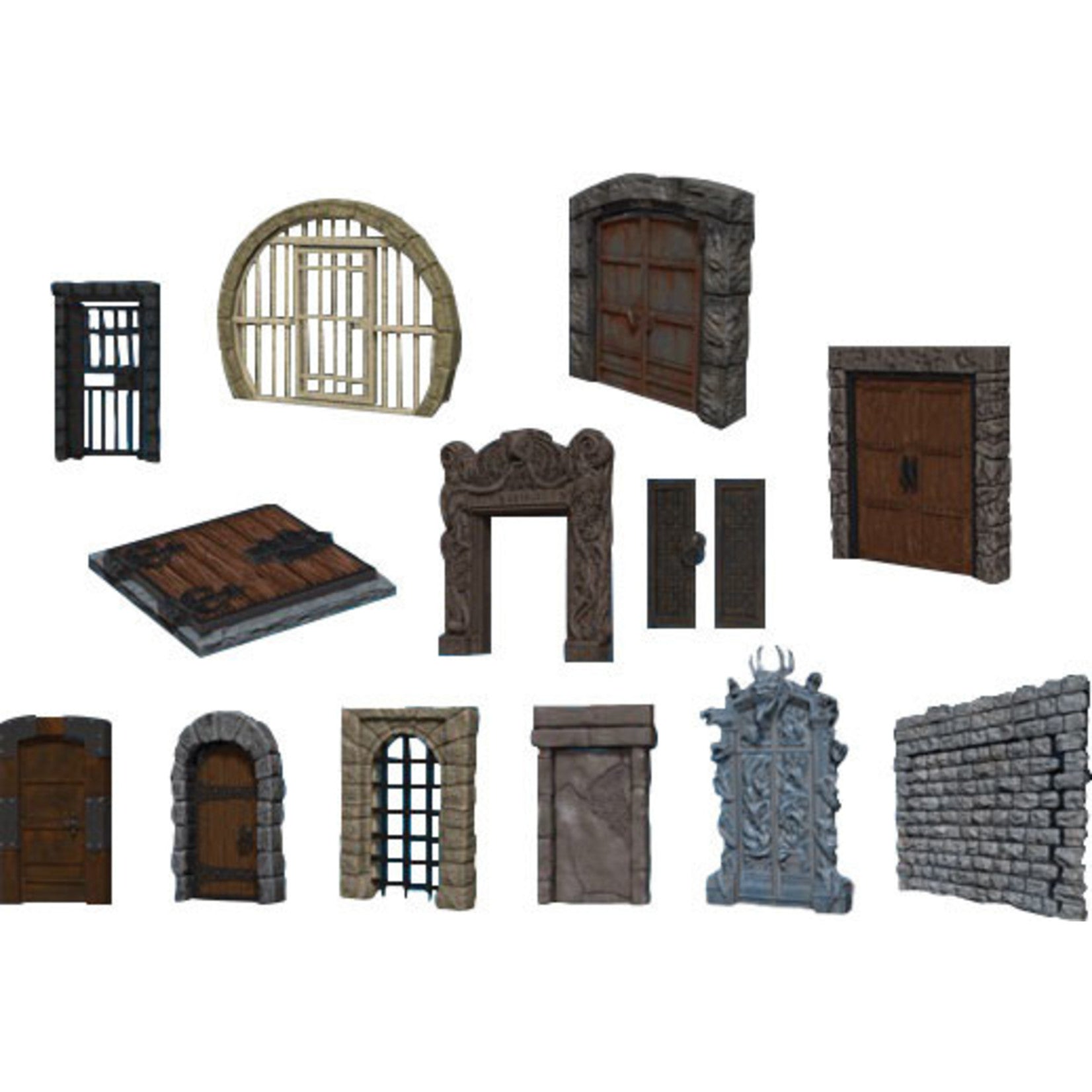 Warlock Tiles: Doors & archways