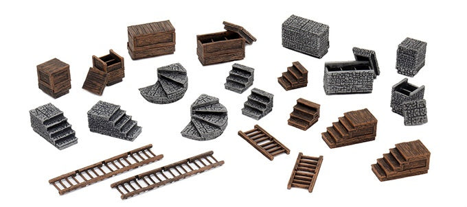 Warlock Tiles: Stairs & Ladders