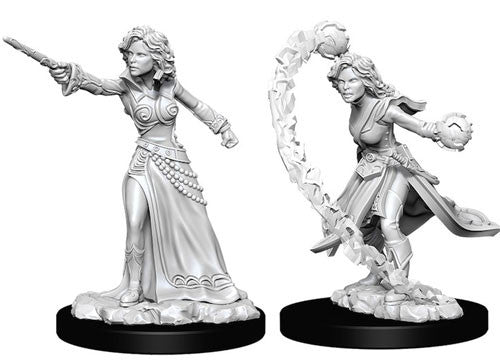 Pathfinder Unpainted: Human Female Wizard