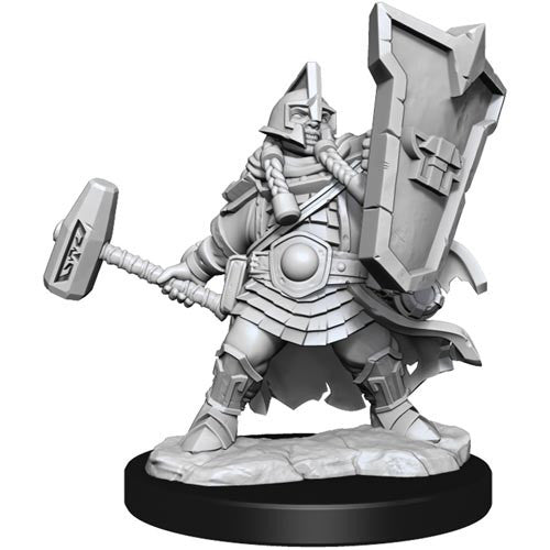 D&D Frameworks Unpainted Dwarf Cleric Female