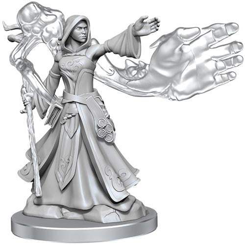D&D Frameworks Unpainted Elf Wizard Female