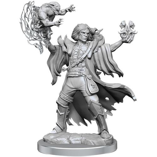 D&D Frameworks Unpainted Human Warlock Male